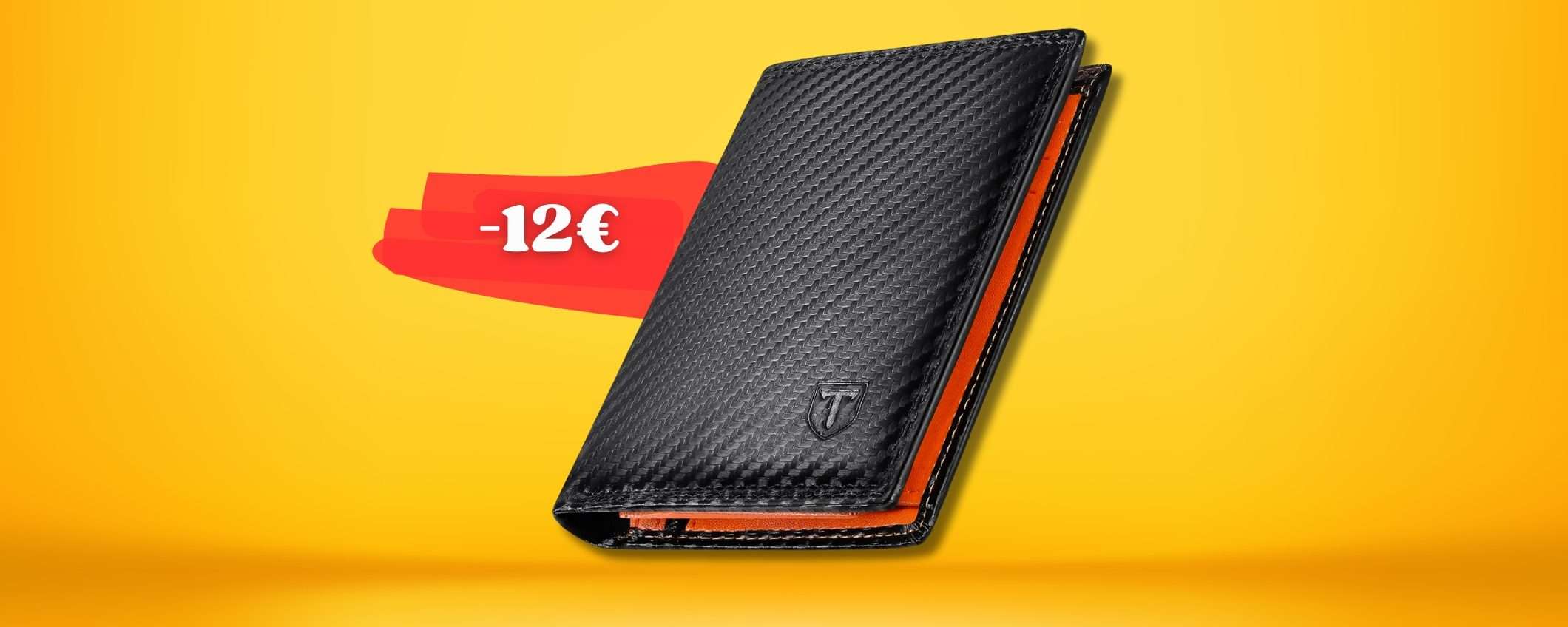 SOLI 12,99€ per un portafoglio NO TRUFFA con tanto spazio ma SLIM