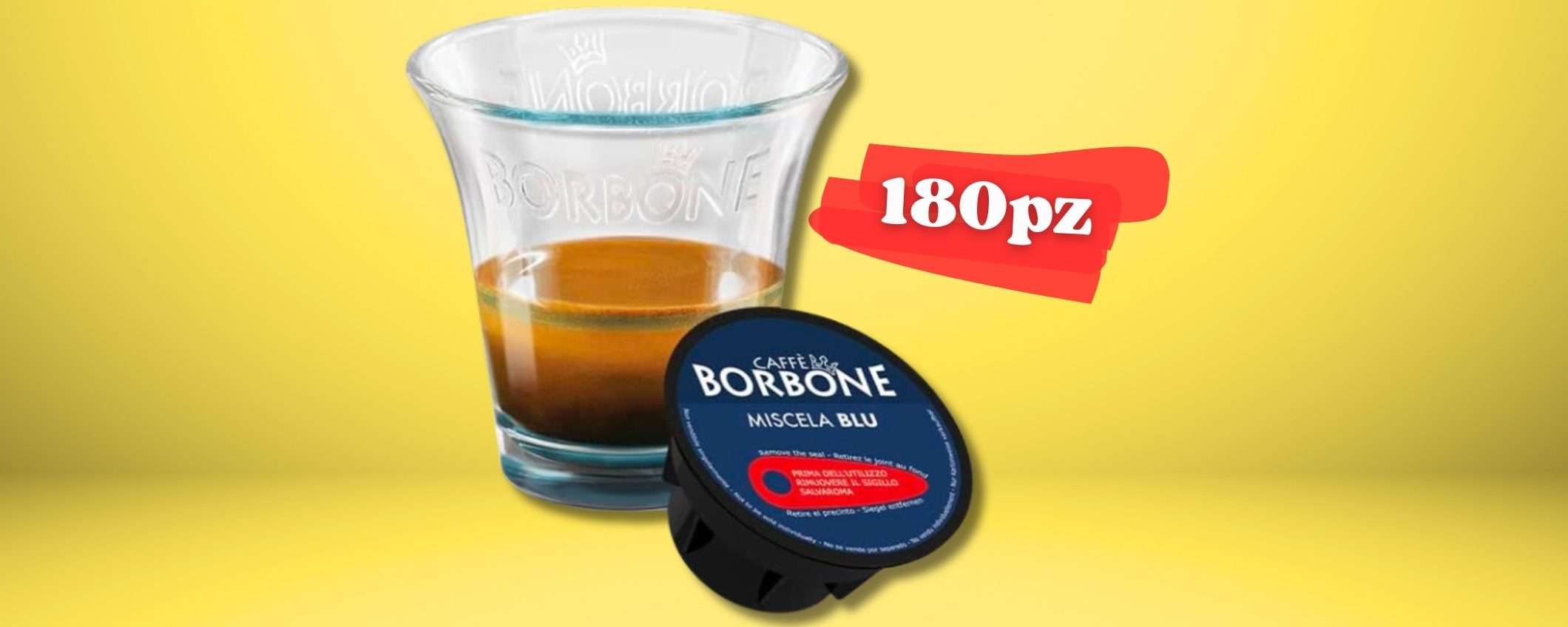 180 capsule Caffè Borbone MISCELA BLU per Dolce Gusto (0,19€ cad)