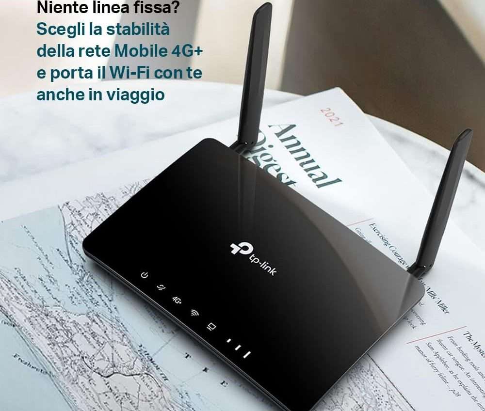 Router 4G+ della TP-Link in super offerta: risparmi subito il 27%