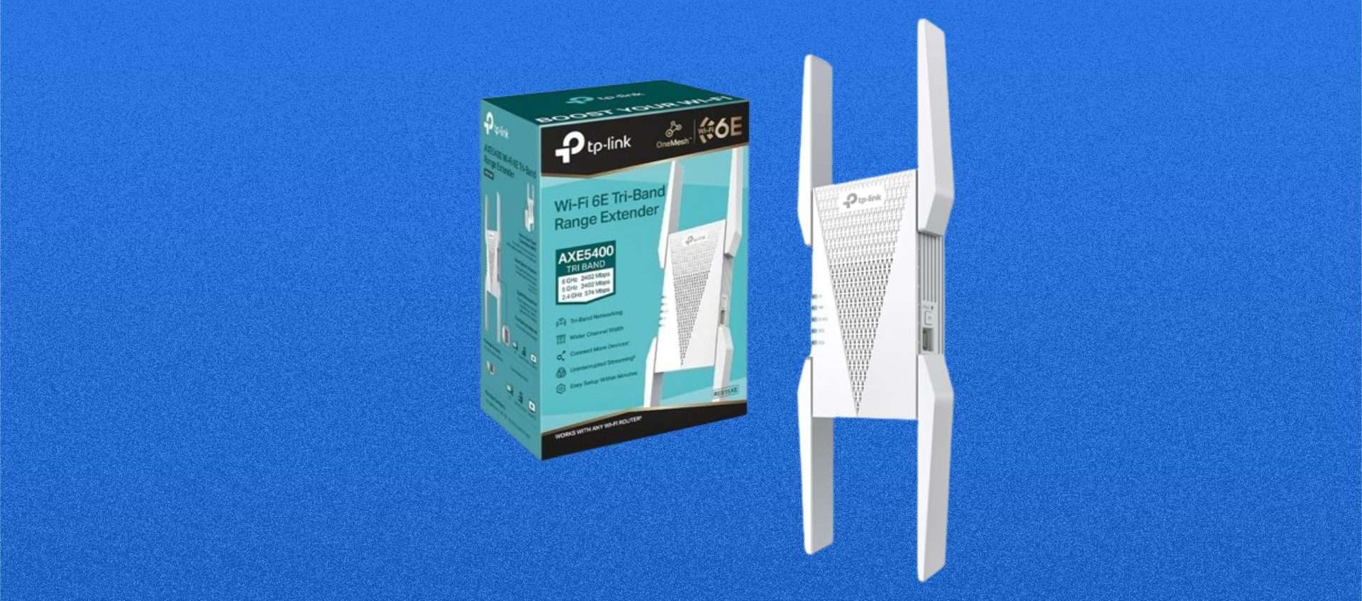 Ripetitore WiFi 6E Mesh della TP-Link in offerta: ottimo prezzo, ottime prestazioni