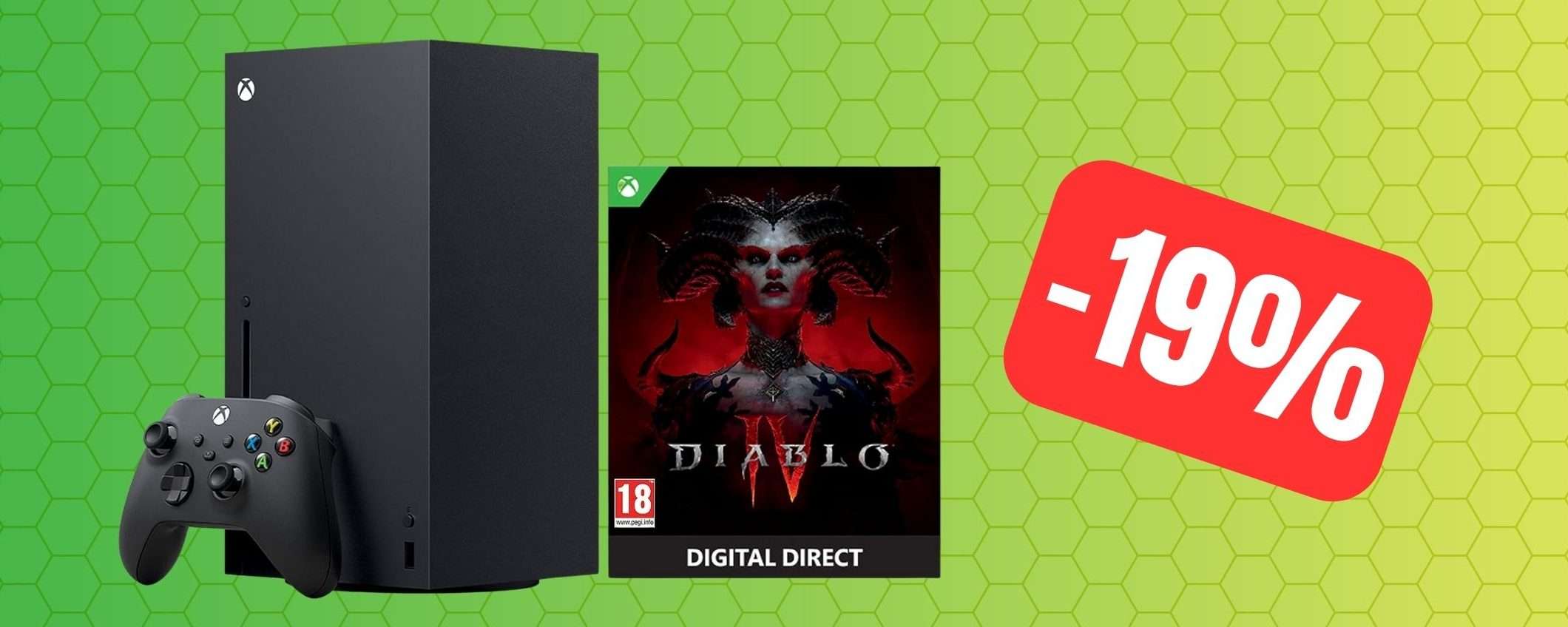 Xbox Series X con Diablo 4: il bundle è in OFFERTA su Amazon (-19%)