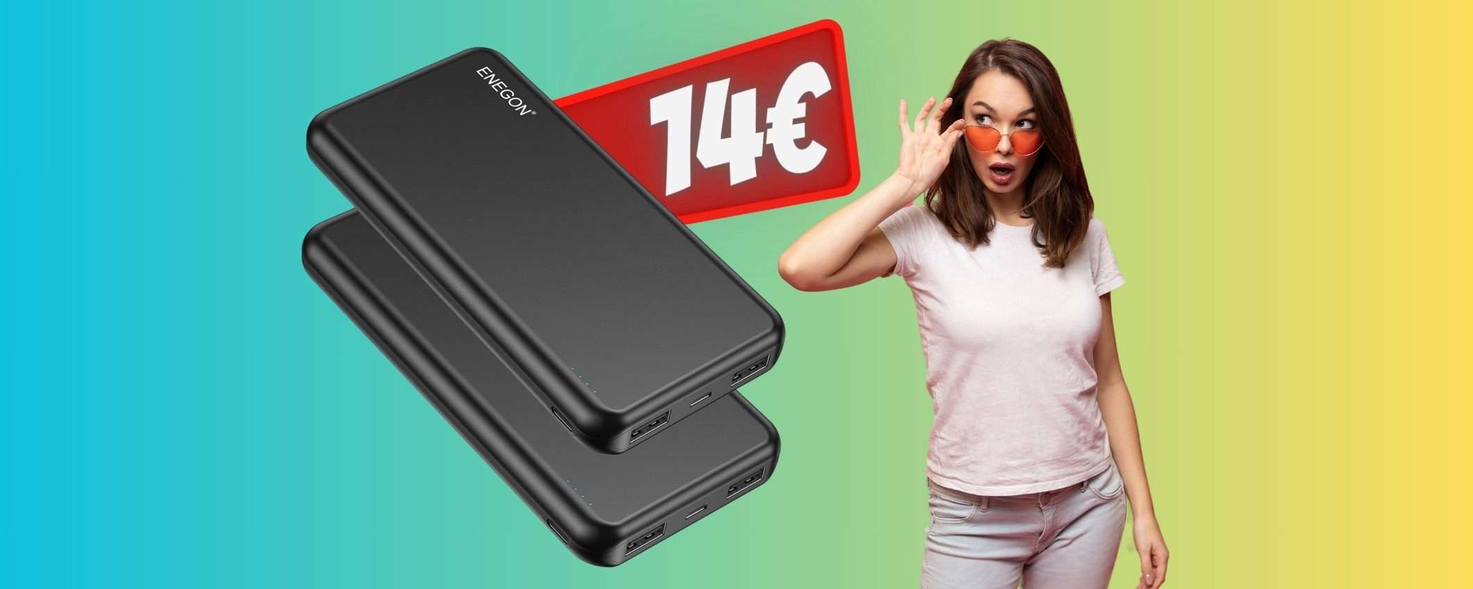 Acquista 2 Power bank potentissimi e Amazon 1 te lo REGALA (14€)