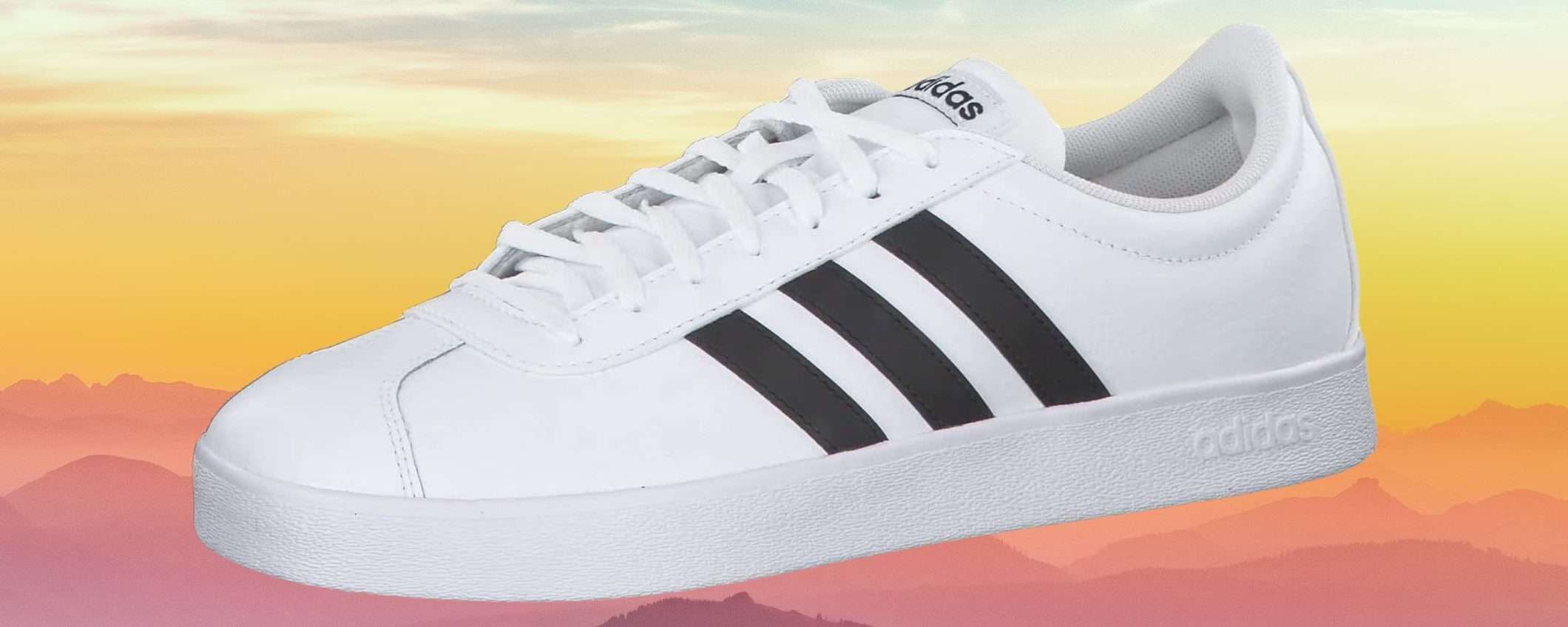 Adidas VL Court 2 a 39€ su Amazon: promo SHOCK di inizio anno (-40%)