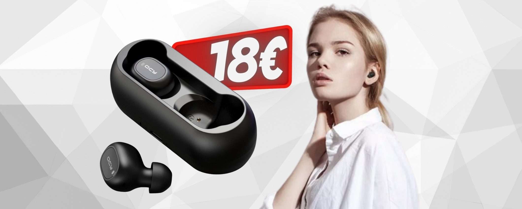 Appena 18€ per questi auricolari wireless invisibili dal suono WOW