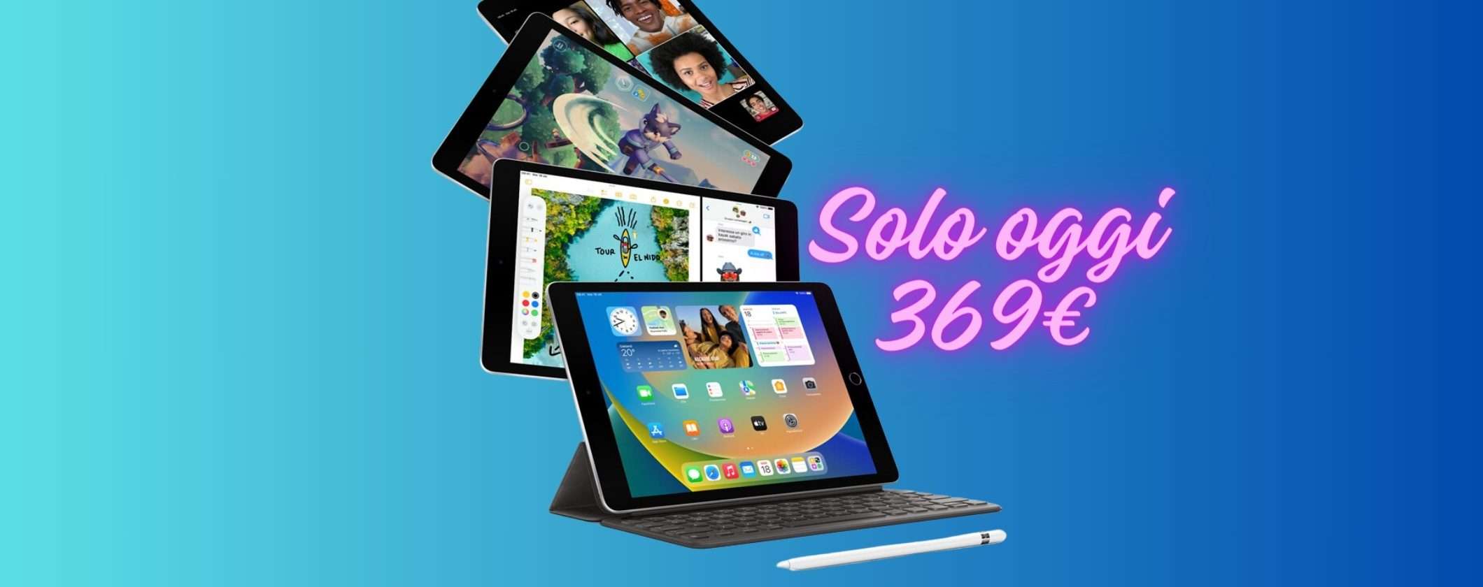 Apple iPad 9: il tablet più AMATO a soli 369€ solo per OGGI