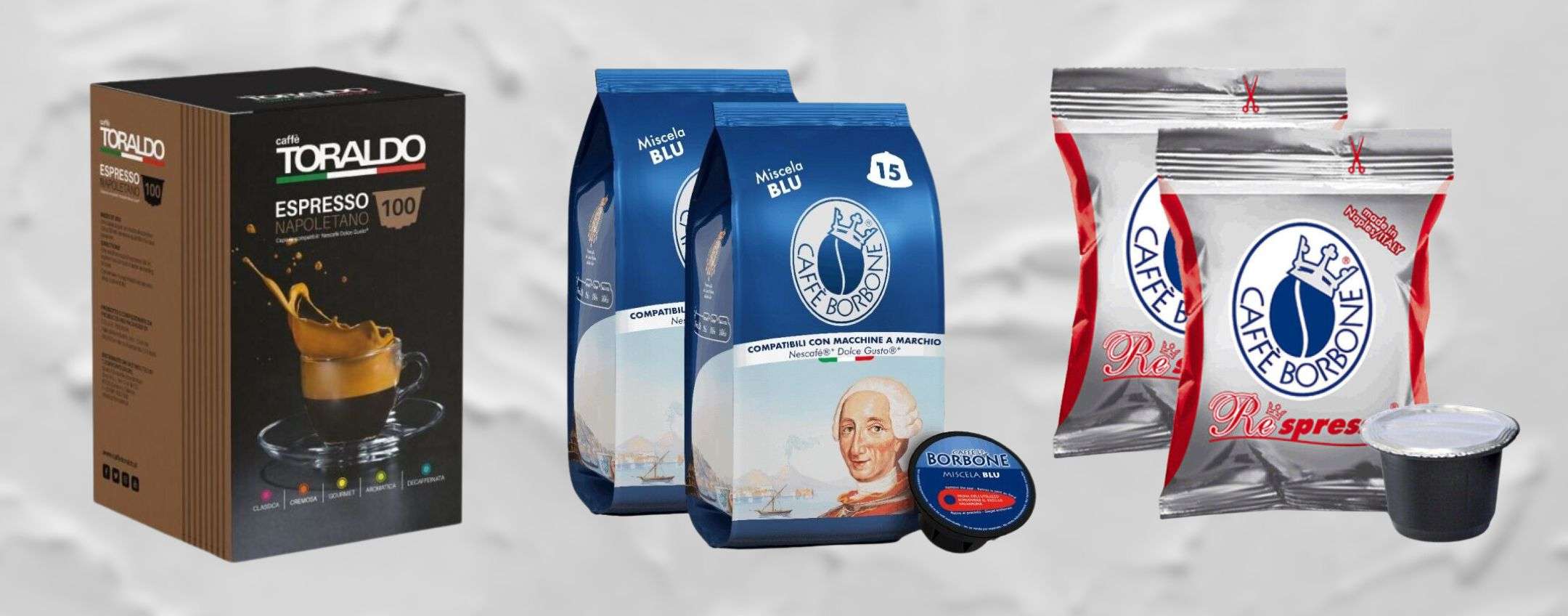 Capsule Caffè Borbone 100% Compatibili Nescafè* Dolce Gusto Miscela Blu