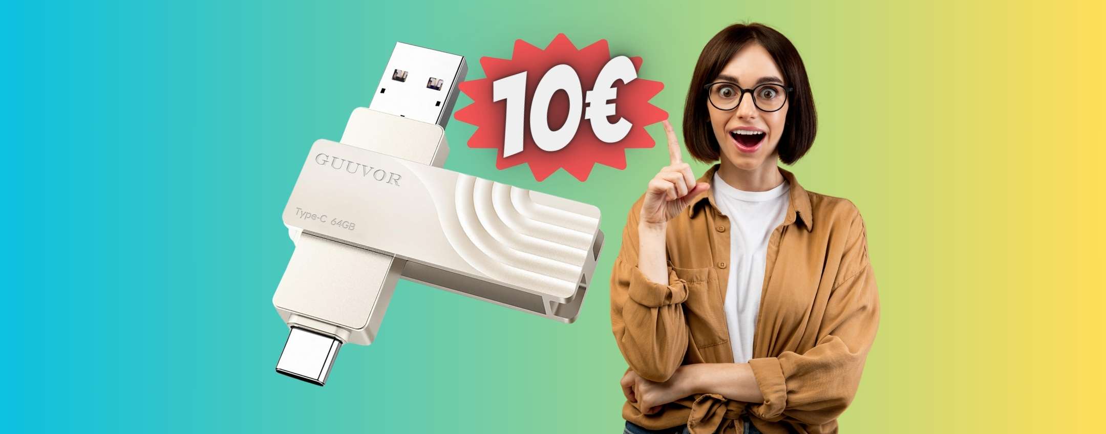 Chiavetta USB 128GB: la MIGLIORE che puoi acquistare con soli 10€