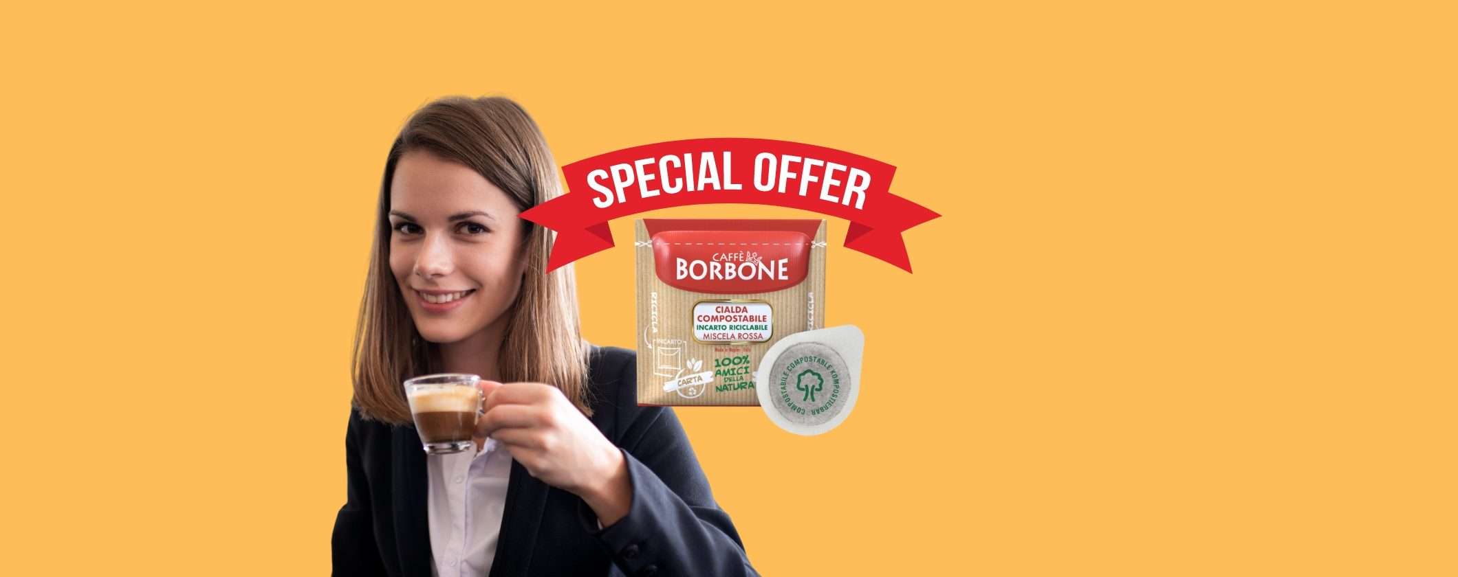 Cialde Caffè Borbone a prezzo che SPACCA: solo 0,15 cent l'una