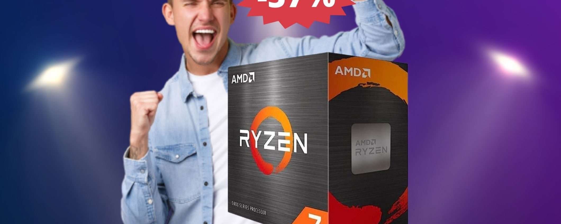 Processore AMD Ryzen 7 5700G: CROLLO del prezzo (-57%)