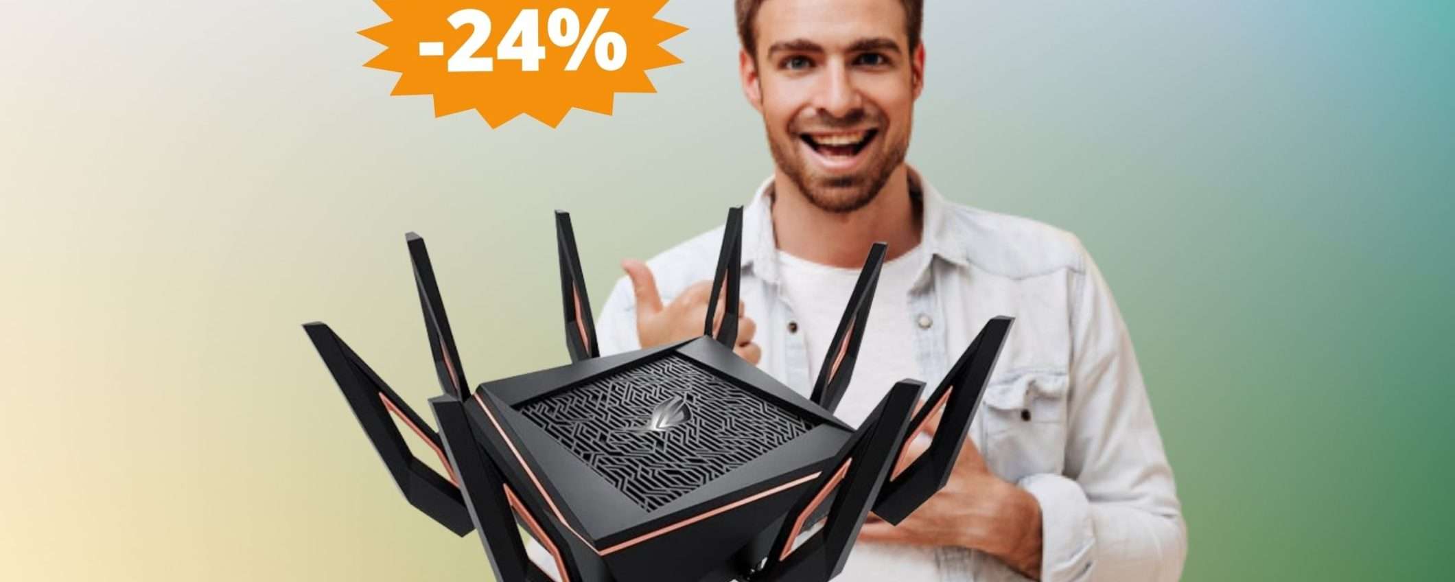 ASUS ROG Rapture: OCCASIONE unica su Amazon (-24%)