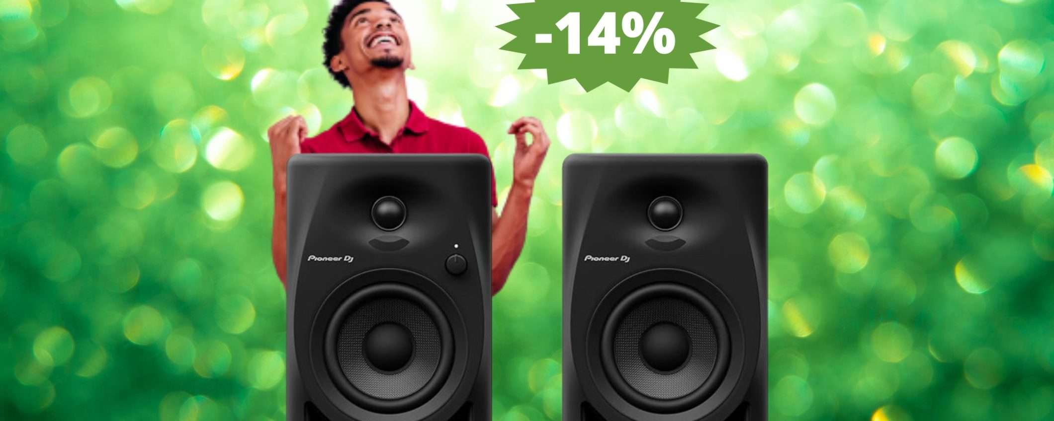 Altoparlanti Pioneer DJ: qualità in SUPER sconto del 14%