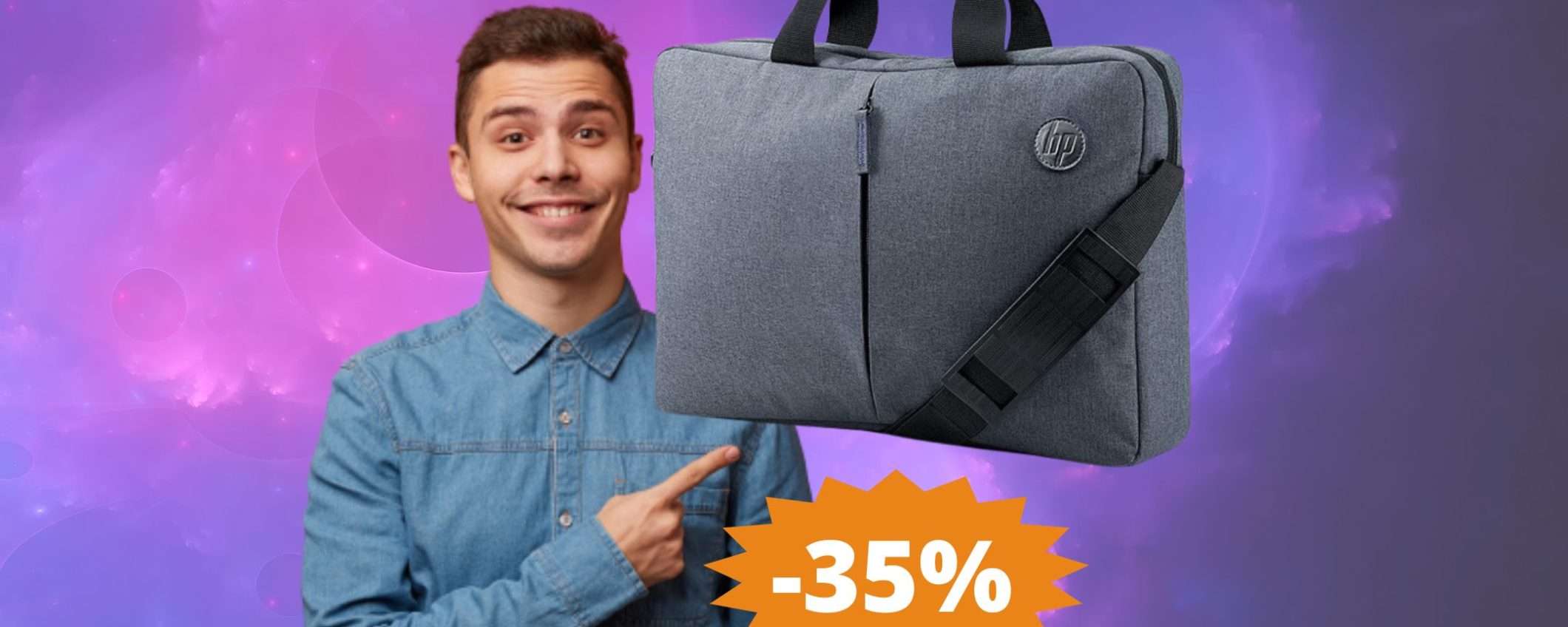 Borsa a tracolla HP Essential: stile e qualità in MEGA sconto del 35%