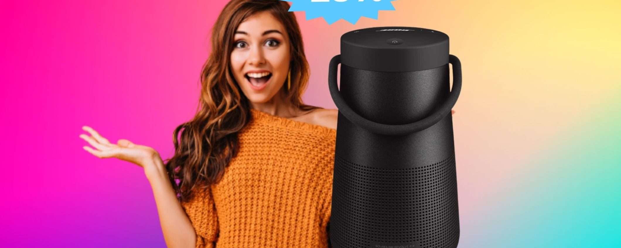 Bose SoundLink Revolve+ II: un'esplosione di MUSICA (-28%)