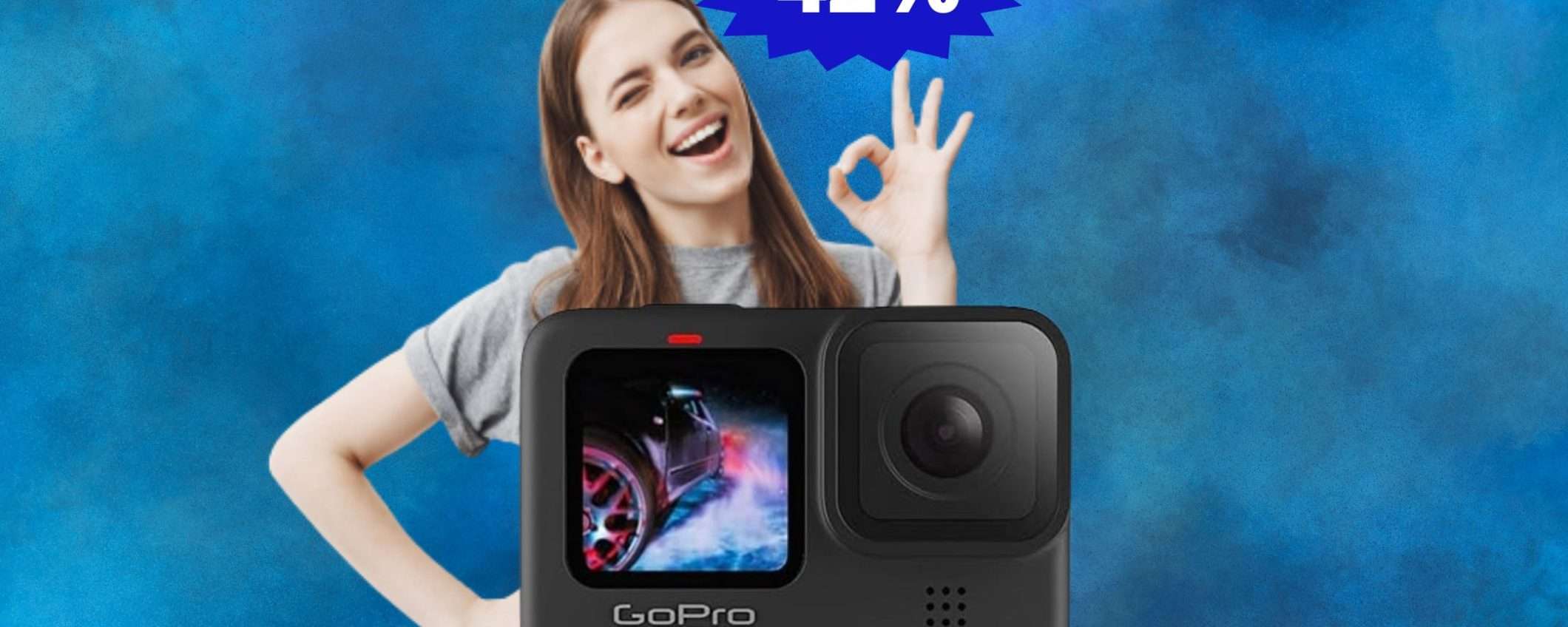 GoPro HERO9: MEGA sconto del 42% su Amazon