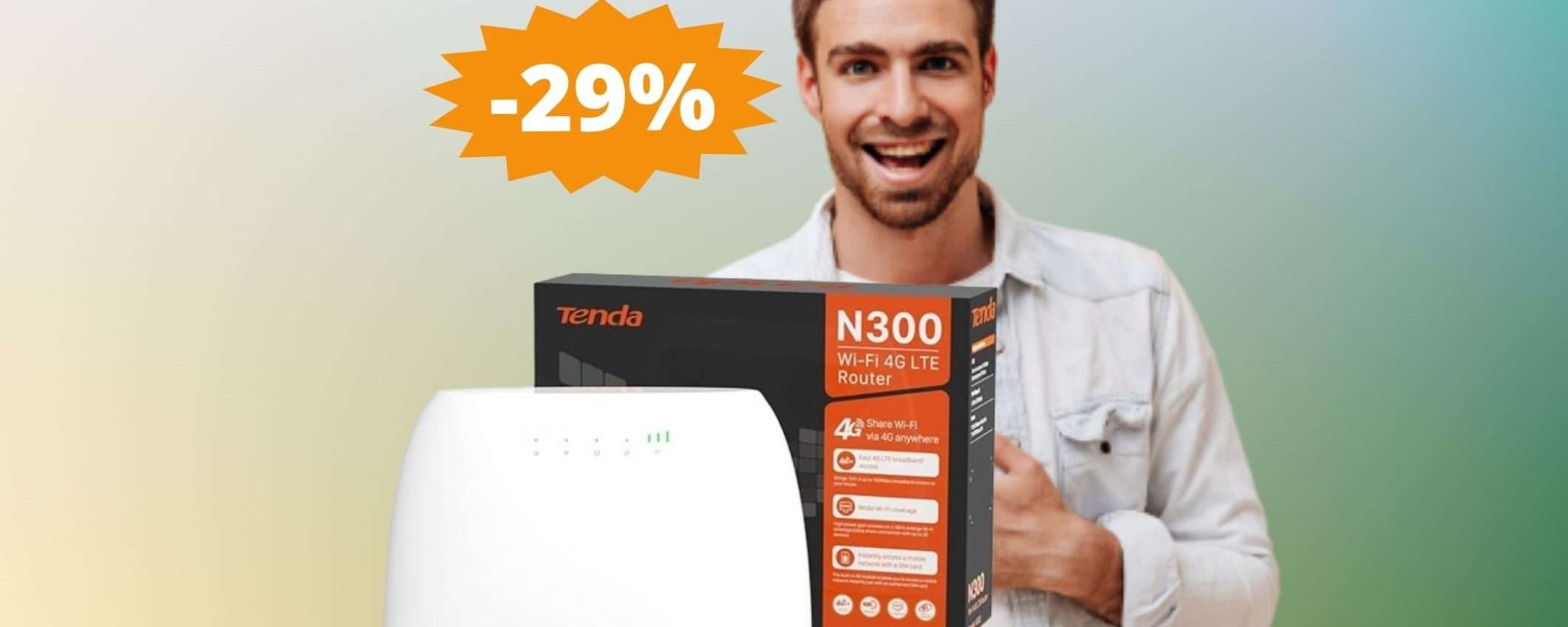 Modem Tenda 4G03: un AFFARE imperdibile (-29%)