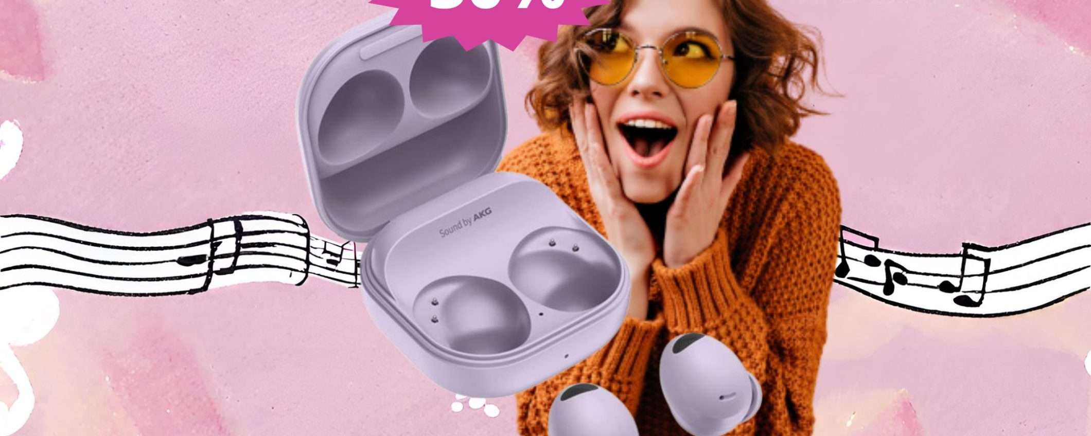 Samsung Galaxy Buds2 Pro: l'AFFARE di inizio anno (-30%)