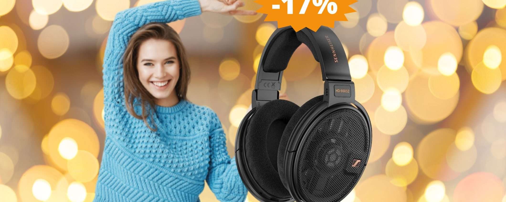 Sennheiser HD 660S2: qualità PREMIUM in SCONTO del 17%