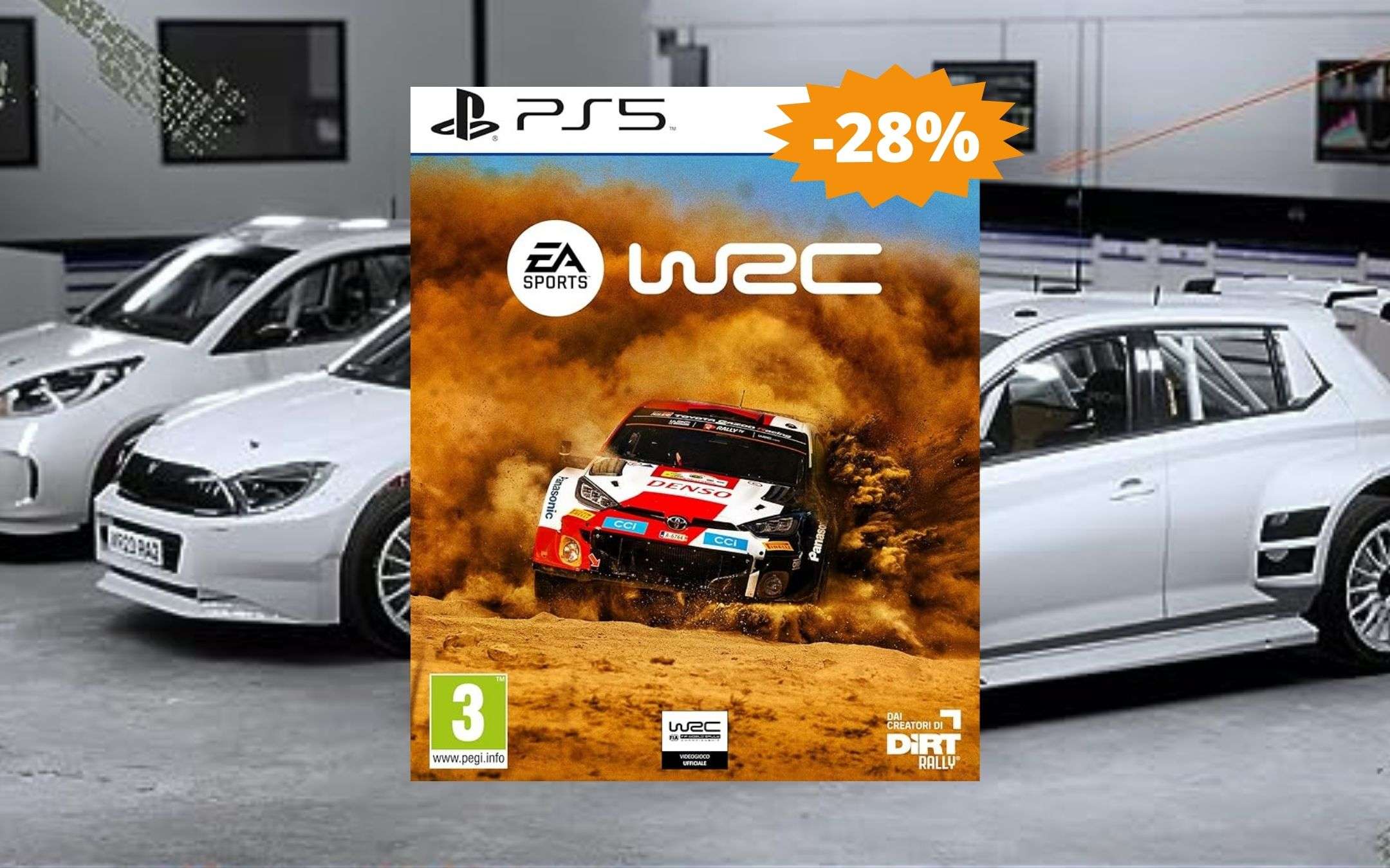 WRC 23 per PS5: esperienza di guida senza confini (-28%)