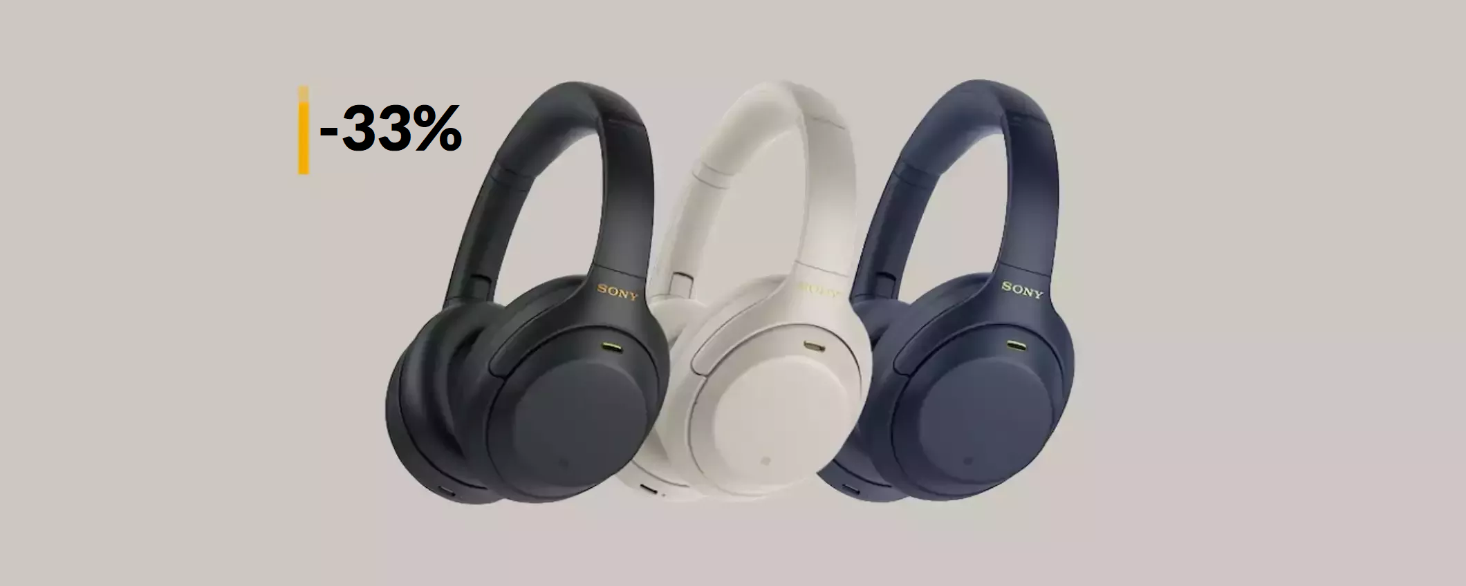 Cuffie Sony che ti lasceranno a bocca aperta, anche per lo sconto