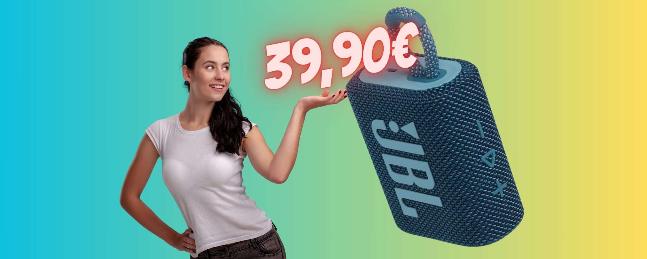 JBL GO 3 a soli 39,90€ è un AFFARE da non perdere (solo su Amazon)