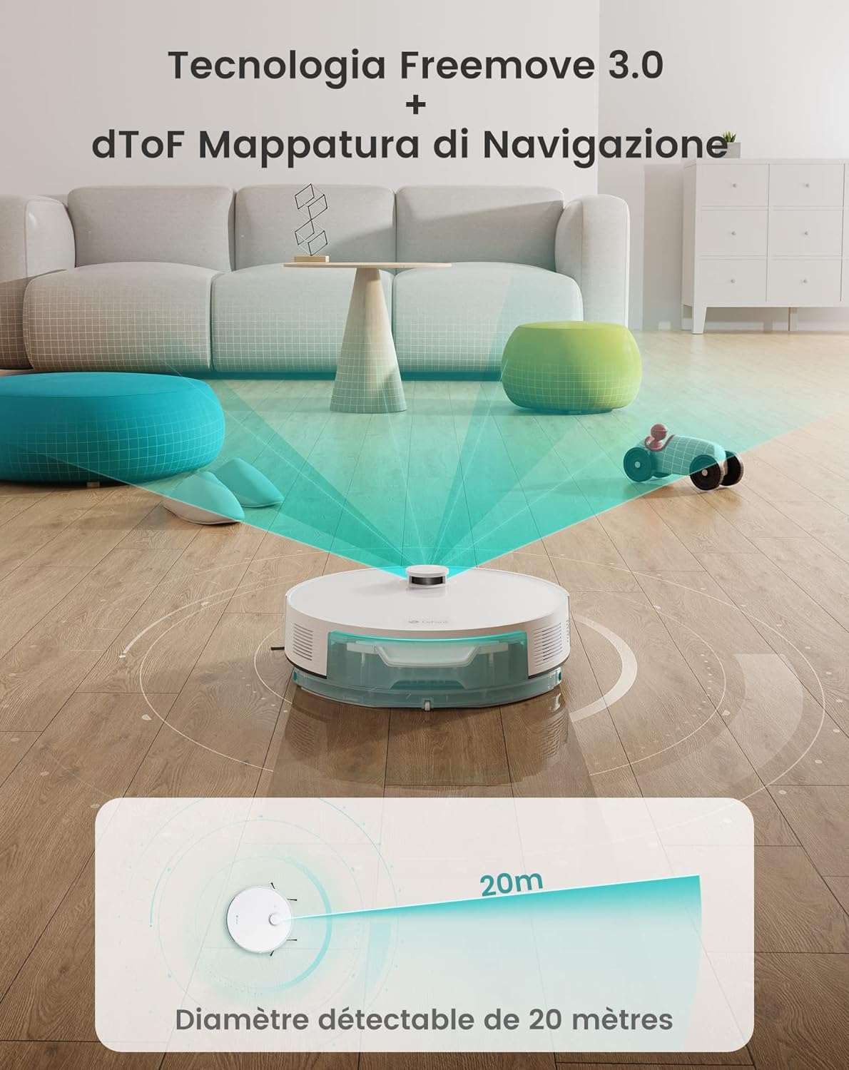 lefant-n3-robot-aspirapolvere-lavapavimenti-mappatura