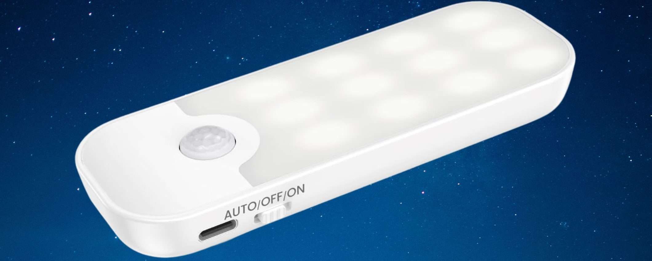 Luce automatica ricaricabile a 5€: la GENIALATA mai più senza (Amazon)