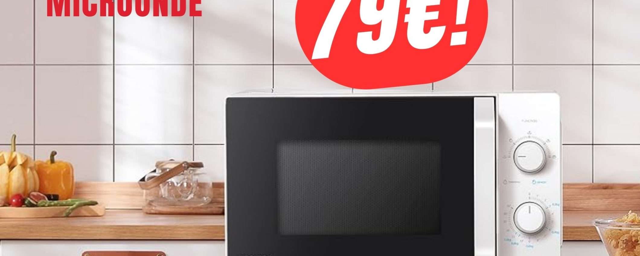 Grazie all'Offerta di Amazon, potrai avere il Microonde Toshiba a soli 79€!