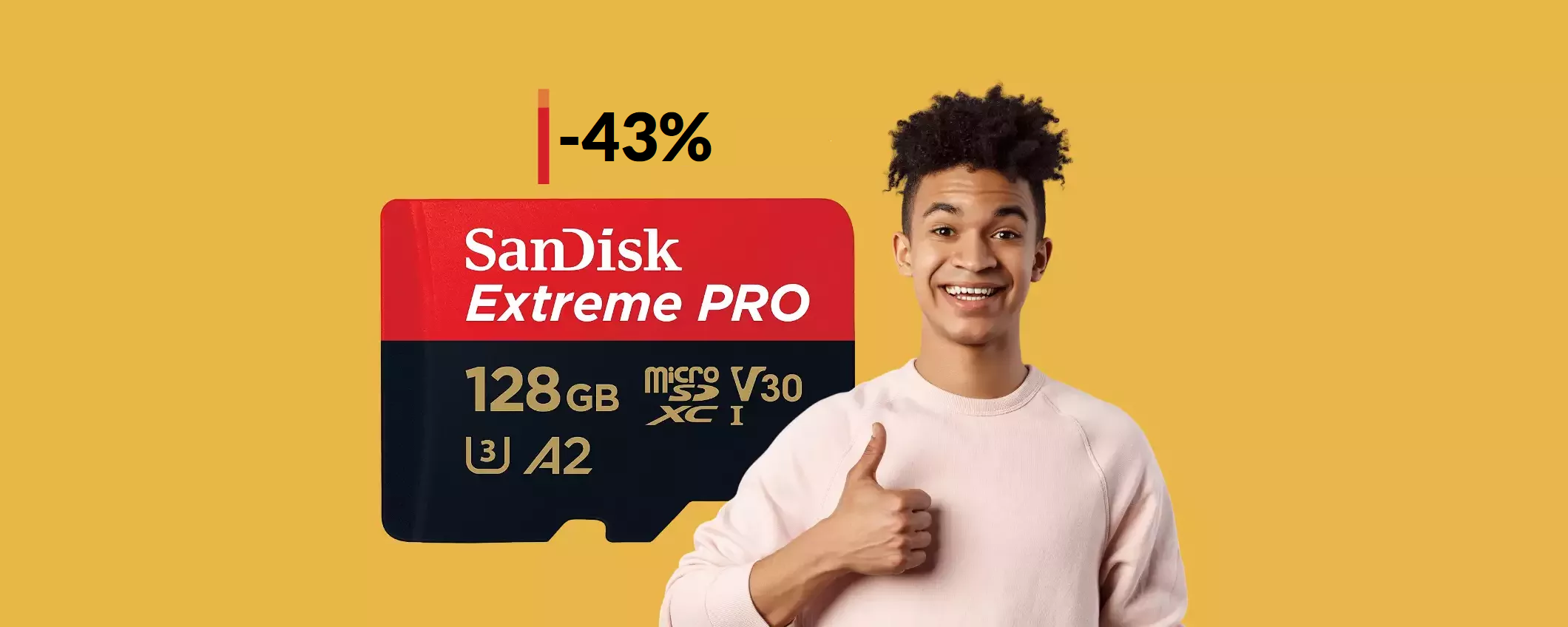 MicroSD 128GB SanDisk: memoria e performance al TOP con 27€