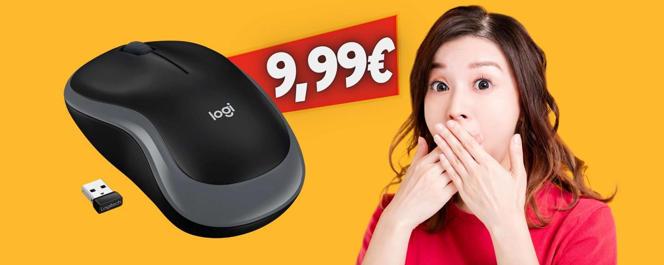 Mouse wireless SUPER ECONOMICO che non delude? Logitech M185 a 9,99€