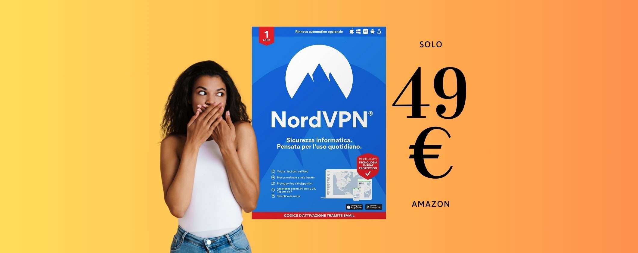 NordVPN a PREZZO SPECIALE su Amazon