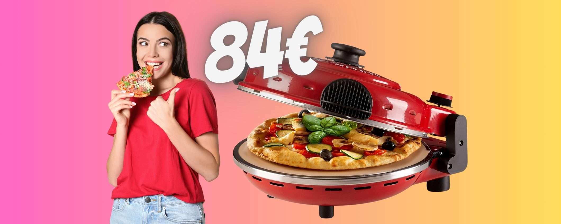 Pizza buonissima in appena 4 minuti con il forno Ariete 919 a soli 84€