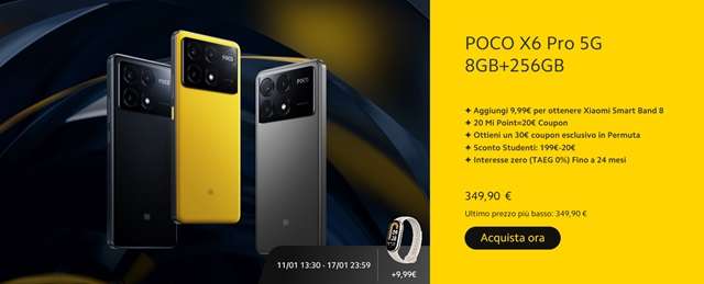 poco x6 pro 349 euro mi store