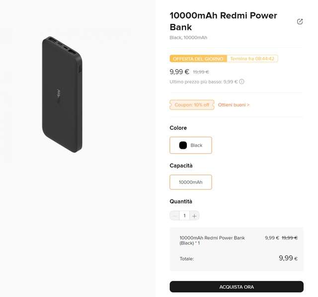 redmi power bank 10000 mah