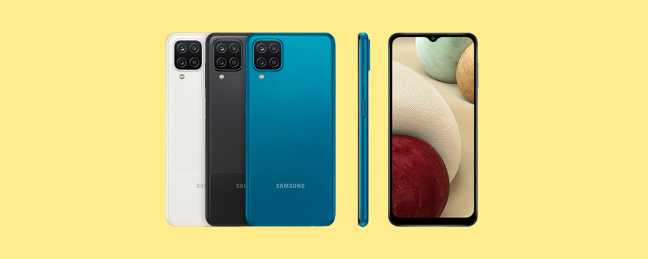 Samsung Galaxy A12 con QUAD-camera e MEGA batteria (199€)