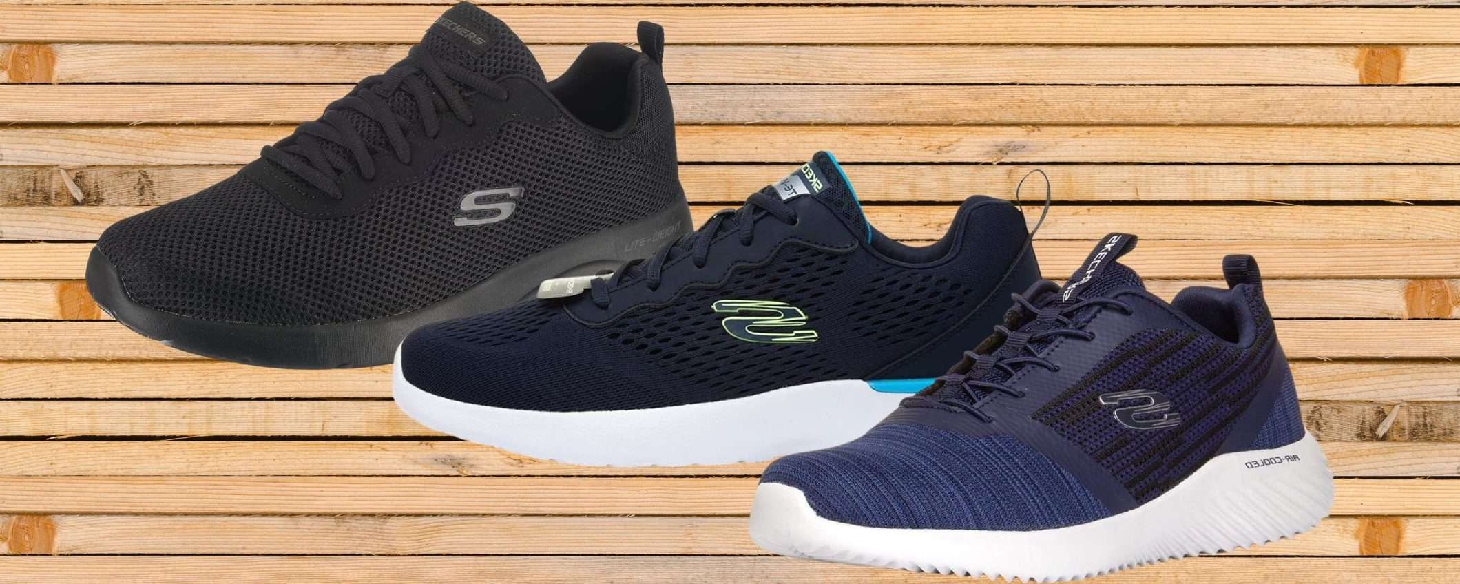 Skechers da 41€: scarpe PREMIUM e SALDI FOLLI su Amazon (sconti fino al 48%)