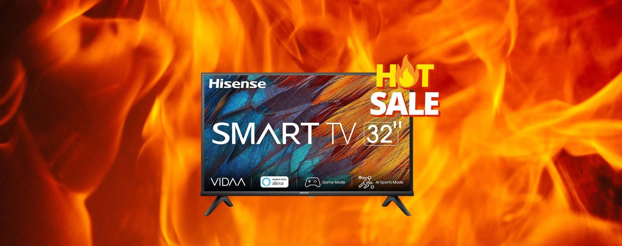 Smart TV LED Hisense a 209€: FOLLIA su MediaWorld