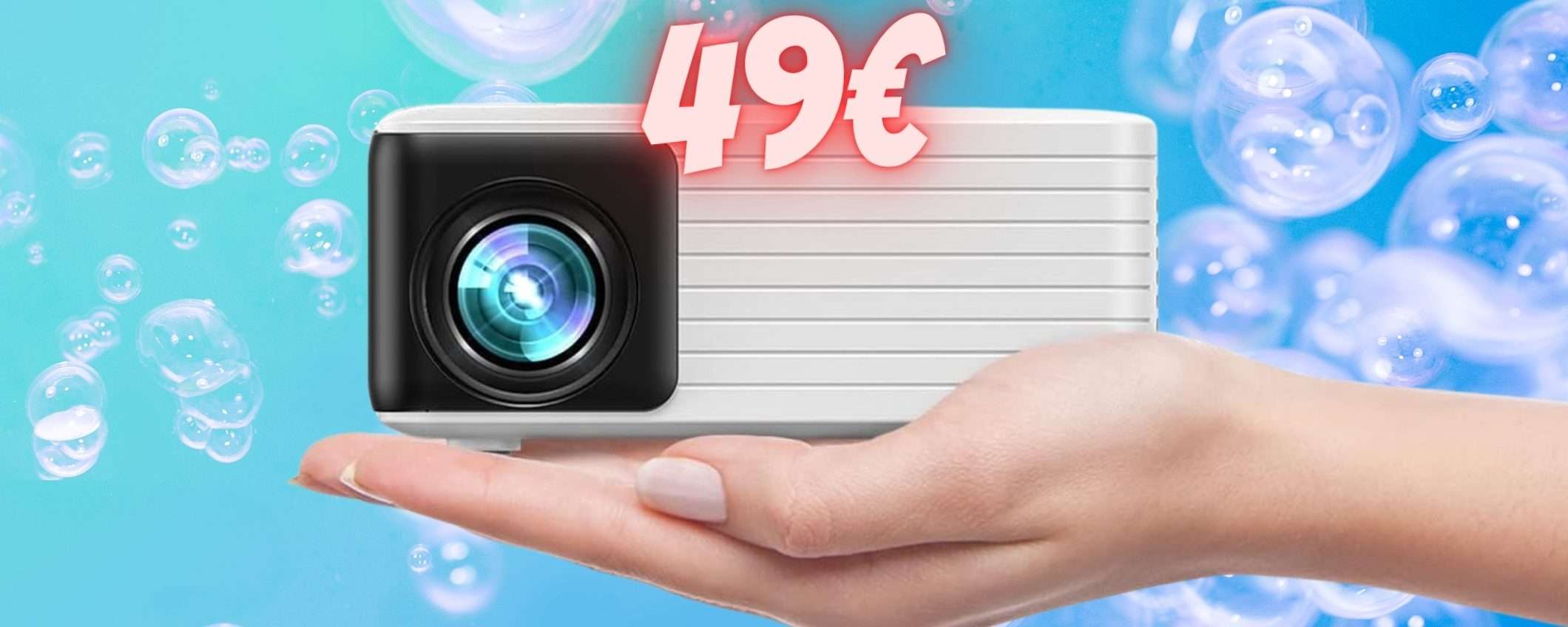 Solo 49€ per questo spettacolare mini proiettore con il COUPON Amazon