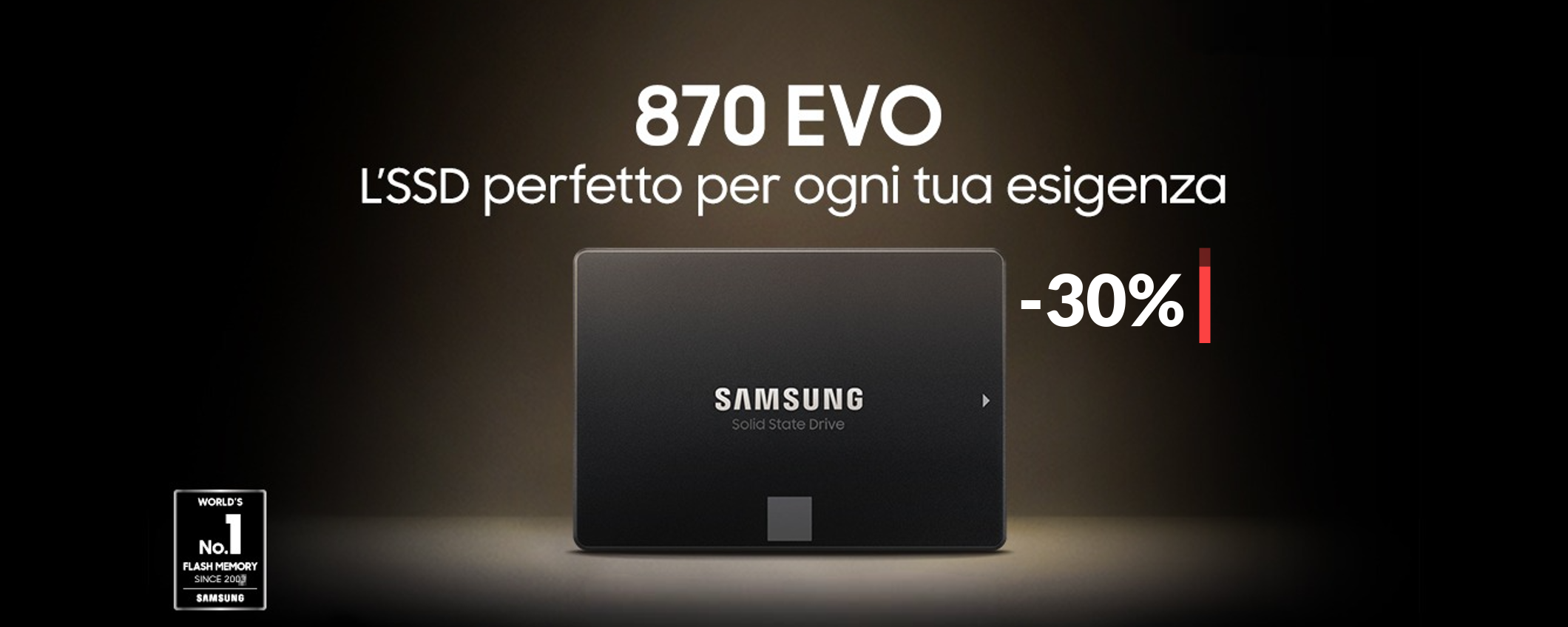 SSD Samsung 1TB: con questa PAZZA offerta è già tuo a soli 97€