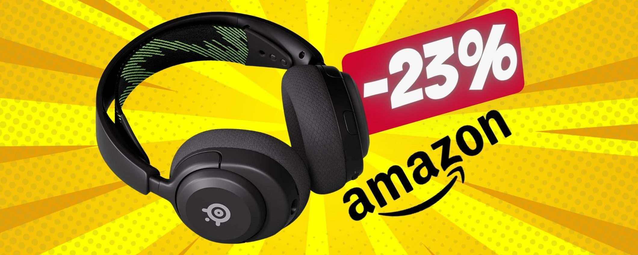 SteelSeries Arctis Nova 4X: cuffie Gaming wireless SPETTACOLARI (23%)