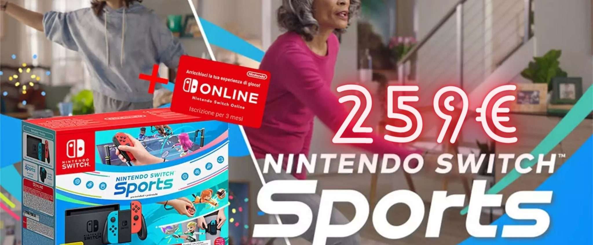 Nintendo Switch + Switch Sports: la DOPPIA PROMOZIONE di eBay è PAZZESCA!