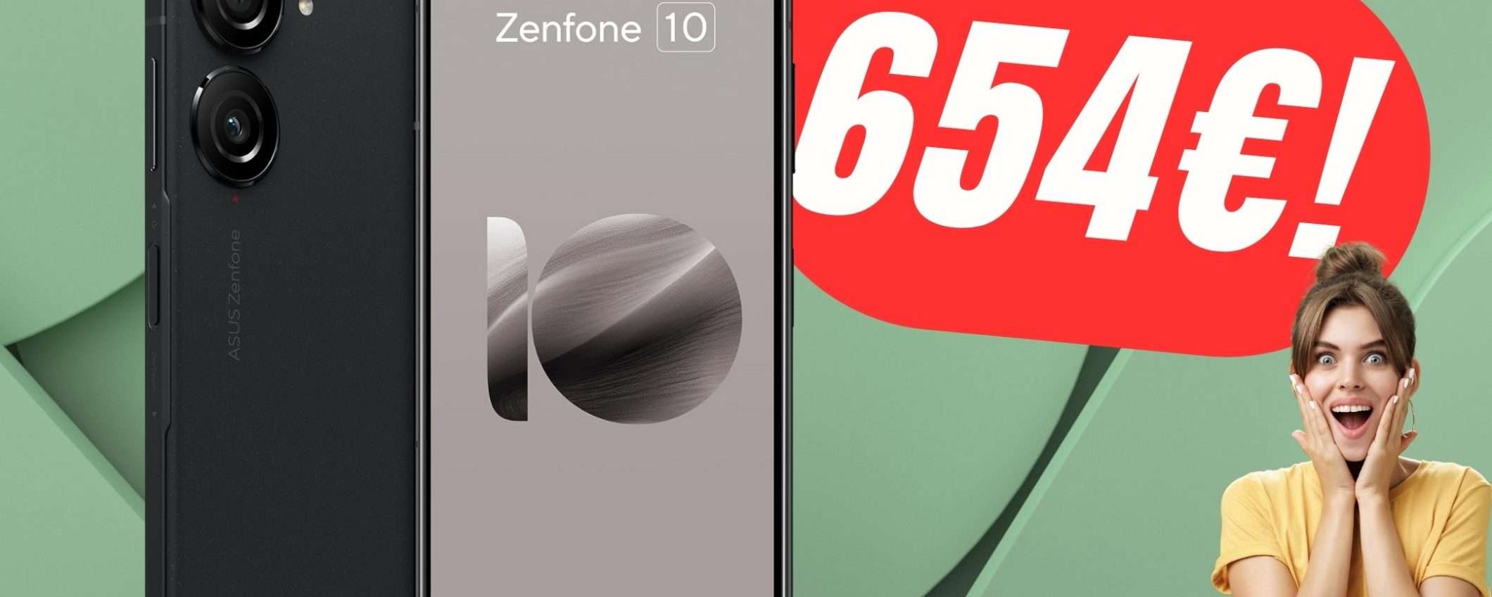 Asus Zenfone 10 in offerta su Amazon: formato mini, prestazioni super