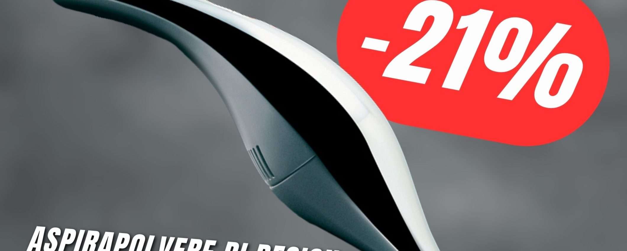 Il Mini-Aspirapolvere di Design Alessi è in OFFERTA a 45€ in MENO!