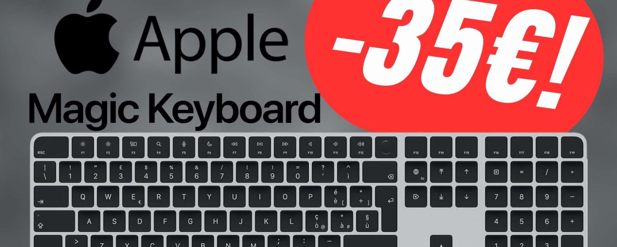 Apple Magic Keyboard con Touch ID costa 35€ in meno con quest'OFFERTA