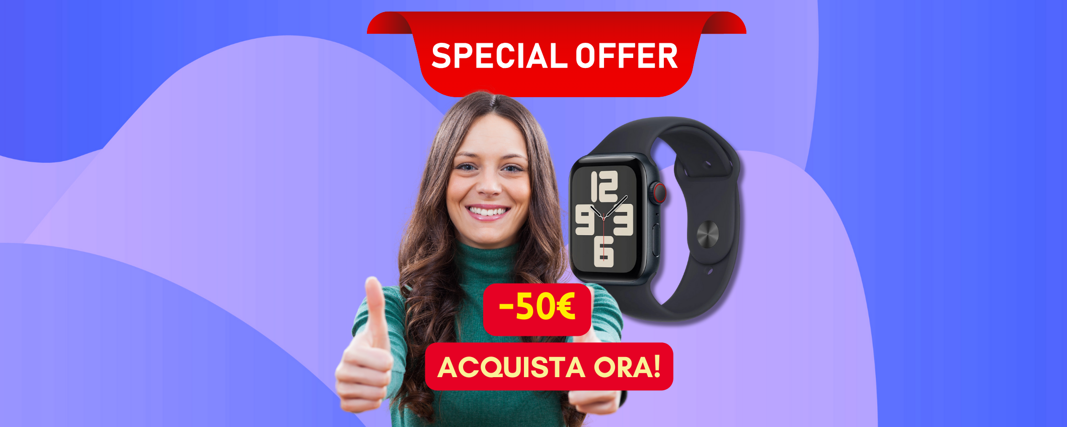 Apple Watch SE in sconto di ben 50€ da Mediaworld!