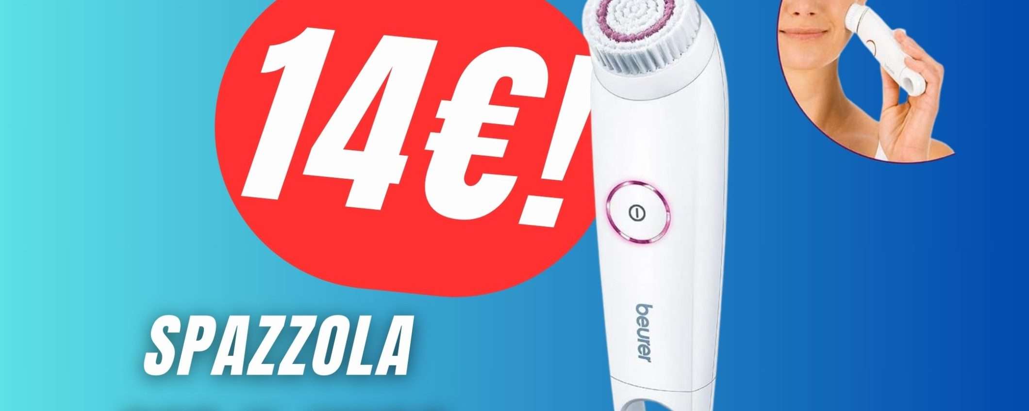 PREZZO FOLLE per questa Spazzola per la pulizia del Viso! (14€)