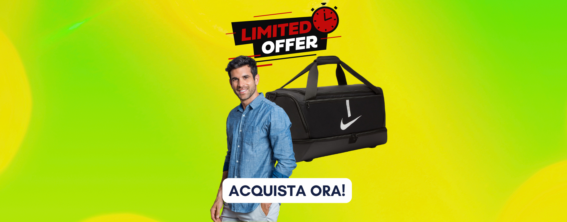 Borsa Nike Academy: perfetta per gli sportivi in sconto del 40%!