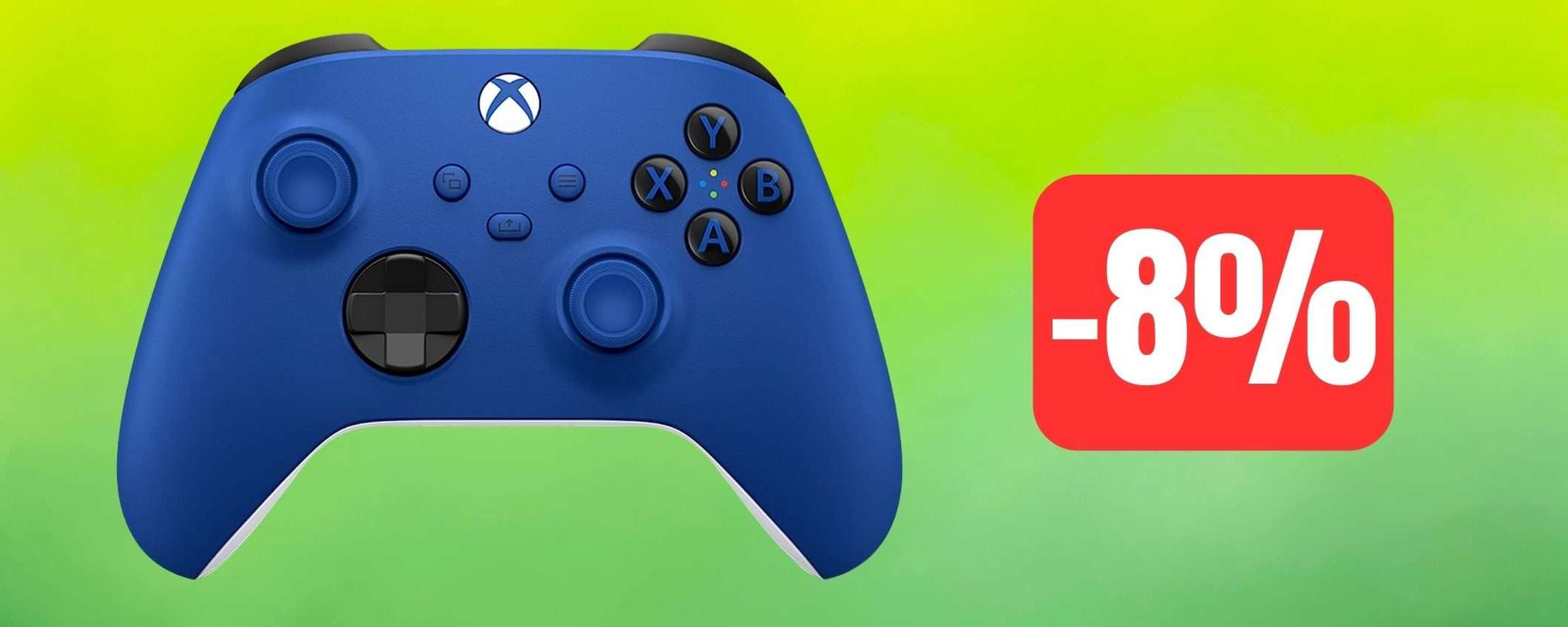 Controller Xbox ufficiale: la colorazione blu è in OFFERTA su Amazon