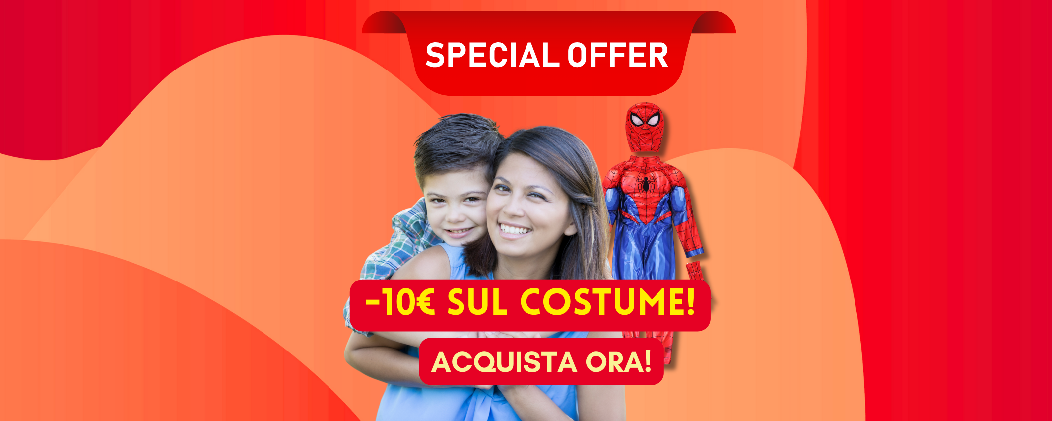 Il costume ufficiale di Spider-Man in sconto di 10€