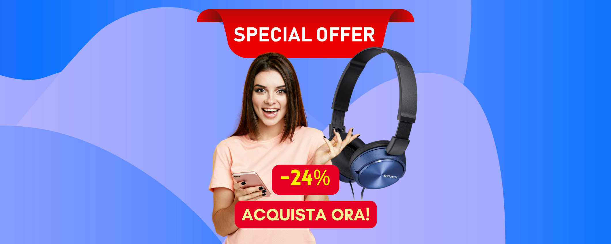 Cuffie Sony MDR-ZX310 in sconto del 24% su Amazon!