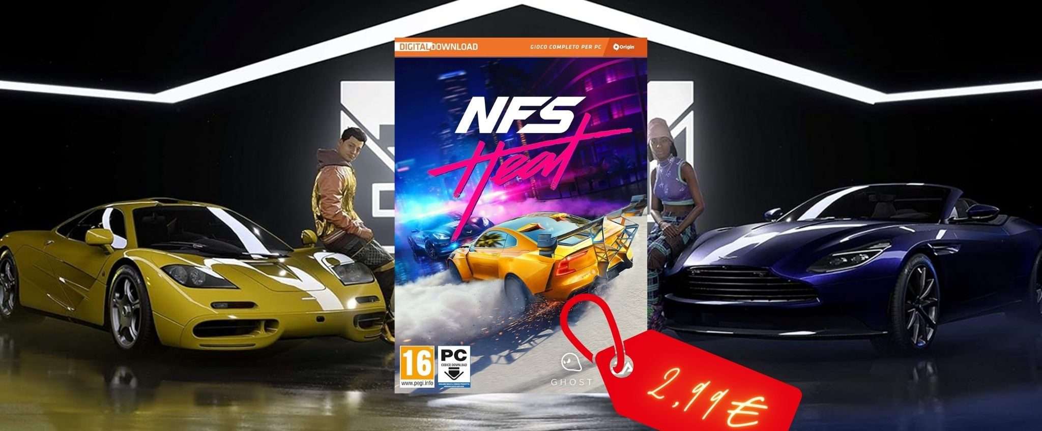 Need for Speed Heat per PC: ERRORE DI PREZZO? Solo 2,99€ su Amazon!